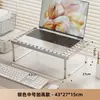 Elevador de Monitor de Computadora Soporte para Laptop Soporte de Refrigeración Estilo Parrilla para Escritorio Elevador de Monitor de Oficina