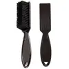 Escova de Cabeça de Óleo Varrer Cabelo Quebrado Pequena Escova Ferramentas de Cabeleireiro Cabo de Plástico Escova de Barba Cabelo Macio Escova de Nylon