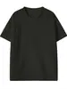 Camiseta básica de manga corta para hombre de marca moderna, peso pesado, estilo de cuello redondo deconstruido, Mamba gruesa de verano estilo americano de media manga para adolescentes