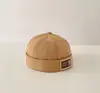 Sombrero de bebé niño primavera y otoño sombrero de arrendatario de bebé niño sombrero melón bebé yuppie gorra para niños marea