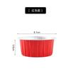 Taza de papel de aluminio grueso para hornear, taza para pudín de pastel de durián, 125 ml, molde redondo para hornear, taza de la Bella Nieve