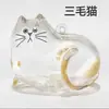 Libro Rojo Perro Carcasa Transparente Colgante Bola de Pelo Almacenamiento de Pelo de Mascota Llavero Creativo Regalo Almacenamiento de Pelo de Perro Conmemorativo
