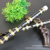 Jintong Instrumento Musical Xangai 877 Flauta para Iniciante Flauta de Bambu Flauta Transversal Preta Flauta para Aluno Iniciante