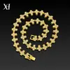 Amazon Nuevo Estilo Parche Cruzado Completo Diamante Cadena Cubana HIPHOP Joyería Hip Hop Nuevo Stock