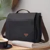 Nuevo bolso de hombro para hombre a prueba de salpicaduras, bolso cruzado de moda, bolso bandolera casual, LOGO una generación de cabello