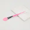 Brocha de Silicona para Mascarilla, Brocha Suave para Mascarilla, Brocha en Forma de Abanico para Ácido Frutal, Brocha de Maquillaje, Brocha de Belleza, Aplicador de Mascarilla de Barro, Herramienta de Belleza