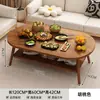 Mesa de Comedor para Apartamentos Pequeños, Uso en Casa, Estilo Mid-Century, Mesa de Comedor para Casa de Alquiler, Mesa de Café, Estilo Simple de Madera Natural de Alta Gama, Mesa Lateral para Sofá