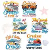 Imán Popular de Refrigerador para Puerta de Crucero de Verano de Amazon, Estilo Retro, Tema Hawaiano, Divertido Adhesivo para Puerta de Crucero Familiar