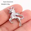 Accesorios colgantes tridimensionales de acero inoxidable transfronterizos sol amor oso delfín unicornio estrella para hombre DIY