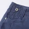 Pantalones casuales holgados de estilo callejero americano para hombre, corte limpio color liso holgados de pierna ancha plisados tipo paracaídas de pierna recta largos