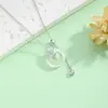 Nuevo Collar de Plata de Ley S925 con Hebilla de Seguridad de Calcedonia Estilo Chino para Mujer, Diseño de Nicho Estilo Ins con un Toque de Alta Gama, Cadena para Clavícula con Estilo Nacional