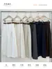 [Oferta especial, sem trocas ou devoluções] Calça pantalona de cintura alta T-PLATFORM para mulheres, solta, casual, com caimento, perna reta 3390