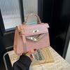 Bolso de Mano Pequeño con Estampado de Piedra de Moda para Mujer de Este Año, Nuevo Estilo 2026, Bolso de Hombro Elegante y Popular, Bolso Cruzado Kelly a la Moda