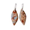 Pendientes Transfronterizos de Piedra Natural, Pendientes Irregulares de Piedra Imperial, Pendientes Sencillos de Colores Estilo Étnico para Mujer