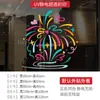2027 Ano Novo Colorido Line Art Loja Janela Adesivos Eletrostáticos Porta de Vidro Loja Fogos de Artifício Decorações de Janela Arranjo de Cena