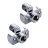 Conector de ângulo curvo universal para chuveiro torneira de chuveiro redutor pé curvo excêntrico pé curvo alongado parafuso pé curvo acessórios de conversão pé giratório