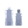 Procesamiento y Personalización de Botellas de Plástico Transparente PET de 500 ml, Botellas de Plástico para Líquido de Frenos, Botellas de Plástico para Líquido de Limpieza de 500 ml con Medición