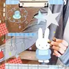 Prancheta Acrílica Desenho Animado Fofo A4 Pasta Transparente A5/A6 Prancheta de Armazenamento de Provas de Aluno Bloco de Notas