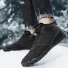 Botas de Neve Masculinas de Cinco Dedos Mais Vendidas no Exterior Comércio Exterior Acolchoadas com Veludo Espesso Calçados de Algodão Camping Pesca Montanhismo Masculino e Feminino Calçados para Exterior