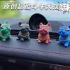 Nuevo Adorno de Bulldog de Dibujos Animados Original Súper Genial Accesorios para Coche Decoración Muñeco Adorno de Bulldog Lindo