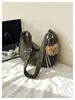 Bolsa de dumplings de gran capacidad transfronteriza para mujer, nuevo bolso tote con textura esmerilada vintage, bolso de hombro y bandolera de nicho de moda