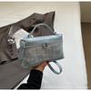 Bolso de Cuadros con Bloques de Color de Moda para Verano para Mujer 2026 Nueva Moda Nicho Bolso de Hombro Bolso Cruzado para Teléfono Bolso Caja