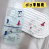 Nuevas Pegatinas para Teléfono de Gatito de Cuello Largo con Dibujos Animados Estilo Ins Pegatinas 3D para Uñas en Stock Tarjetas para Diario DIY
