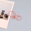 Fivela de Oito Colorida Pintada Anel Plano Fecho Lagosta Conjunto de Três Peças Chaveiro Figura de Boneca DIY Fivela de Oito Anel de Oito