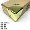 23,26,28mm Protector de Esquina Triangular Grande Caja de Herramientas Esquina Anticolisión Accesorios para Manualidades Caja de Vino Accesorios para Caja de Madera