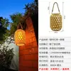 Linterna de Festival de Primavera China Impermeable para Exteriores Solares Colgante para Árbol de Patio de Patio de B&B Linterna Festiva de Imitación de Ratán