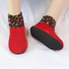 Meias de chão para adultos femininas, espessas, forradas com fleece, antiderrapantes, sola macia, para interior, meias super macias, outono e inverno, meias quentes para casa em tapete