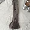Calcetines de otoño e invierno para mujer, calcetines afelpados, calcetines blancos para pantorrilla con agujeros y pierna acampanada, conjuntos de medias cálidas, protectores de pierna estilo 'hot girls'