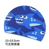 Gorro de Natación Infantil de Dibujos Animados Gorro de Tela Cómodo Gorro de Natación para Bebé Niños y Niñas Estudiantes de Primaria Equipo de Entrenamiento para Piscina