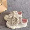 Zapatillas Blancas Versátiles Ins Zapatos de Suela Blanda de Moda para Mujer 2026 Nueva Primavera Estudiante Suela Gruesa Casual Deportivas Zapatos de Pan