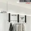 Tienda de Ropa Colgador de Acero Inoxidable Exhibidor Barra Colgante de Alambre de Acero Colgador de Ropa Ajustable Estante de Pared para Exhibición