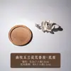 Jingdezhen Cerámica Hecha a Mano Nenúfar Porta Incienso de Varilla Flor de Loto Quemador de Incienso Adorno de Arte Flor de Cerámica Pellizcada a Mano Caja de Regalo
