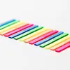 Etiquetas índice extremadamente finas se pueden escribir color notas adhesivas transparentes papelería para estudiantes etiquetas para notas de lectura