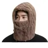 Nuevo Sombrero Lei Feng de Invierno para Hombres y Mujeres, Protección para los Oídos, Gorro de Punto Resistente al Frío y al Viento, Máscara Cálida, Capucha y Bufanda para el Cuello Todo en Uno