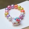 Novas Joias Infantis Pulseiras Coloridas Doce e Fofa Gato de Desenho Animado Pulseira Infantil Fabricante de Joias Atacado