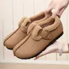 2026 Invierno Nuevos Zapatos Mary Jane de Algodón Retro con Velcro Zapatos Birkenstock Cálidos de Doble Algodón Protección contra el Frío Antideslizantes Zapatos para Mujer