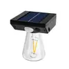 Luces solares de exterior para decoración de jardines de villas, luces de pared controladas por sensor y por luz, farolas solares de tungsteno para patios