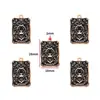 Accesorios para Joyería de Aleación con Goteo de Aceite DIY Colgante de Tarot Collar Pulsera Pendientes Llavero Colgante W441