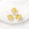 Venta al por mayor de fábrica productos semiacabados accesorios para joyería material campana metálica colgante collar pulsera pendientes colgante DIY