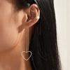 Pendientes de mujer con borlas integradas, estilo europeo y americano, con orejas largas, estilo Joker coreano, color rojo, venta al por mayor
