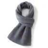 Chapéu de Cashmere para Mulheres 100% Cashmere Puro Nova Moda Cor Lisa Simples Versátil Quente e à Prova de Frio Cachecol de Tricô