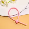 Pingente de chaveiro de silicone de girino fofo e divertido, acessório artesanal DIY para bolsas e caixas, cordão