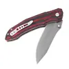 Cuchillos de Exterior Personalizados Transfronterizos, Navaja Plegable de Acero de Alto Carbono, Mango de Madera, Cuchillo de Exterior Arenado, Cuchillo Táctico, Navaja Plegable de Supervivencia en la Naturaleza