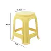 Taburete de plástico engrosado silla de plástico para el hogar taburete de plástico para zapatos banco de plástico taburete alto para adultos apilable venta al por mayor