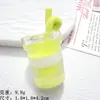 Mini botella de bebida de simulación, botella de bricolaje, tienda de conveniencia, decoración de alimentos tridimensional en miniatura, accesorios de resina luminosa al por mayor