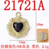 Venta Directa de Fábrica Moda Trendy Pulsera Cadena Clavícula Accesorios Micro Incrustaciones Cristal en Forma de Corazón Placa de Flor Octagonal Accesorios de Aleación